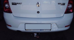 Фаркоп для Renault Logan седан 2005-2014, Dacia Logan седан 2005-2014 Тип шара: A. Нагрузки: 1200/75 кг, RN 02