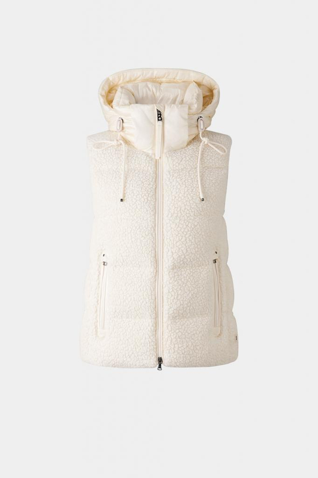 Куртка-жилет BOGNER FALKA-D1 в молочном цвете