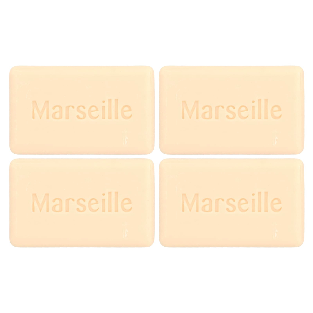 A La Maison de Provence, мыло для рук и тела, цветки лаванды, 4 шт. по 100 г (3,5 унции)