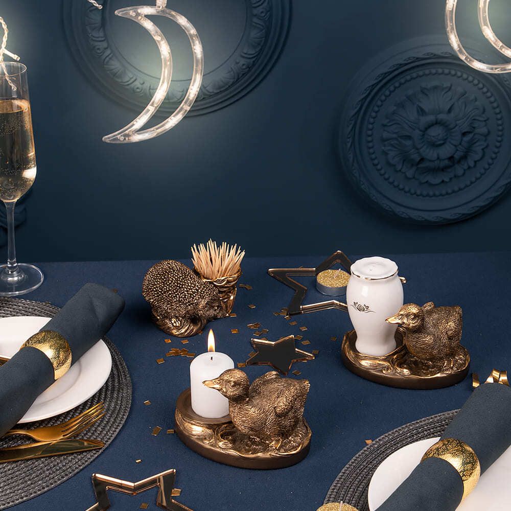 Держатель для зубочисток Ежик Барб Бронза