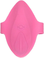 Розовый вибратор в трусики с управлением через приложение (Цвет: розовый)