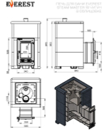 Печь для бани Эверест "Steam Master 18 ЧУГУН" Амфиболит, S-40