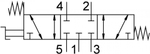 VHEF-E-P53C-M-G18 Переключаемый клапан