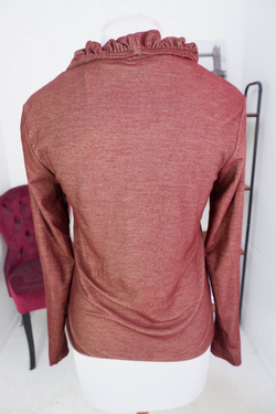 Блузка Zazazu интересного кроя, визуально на 48 размер