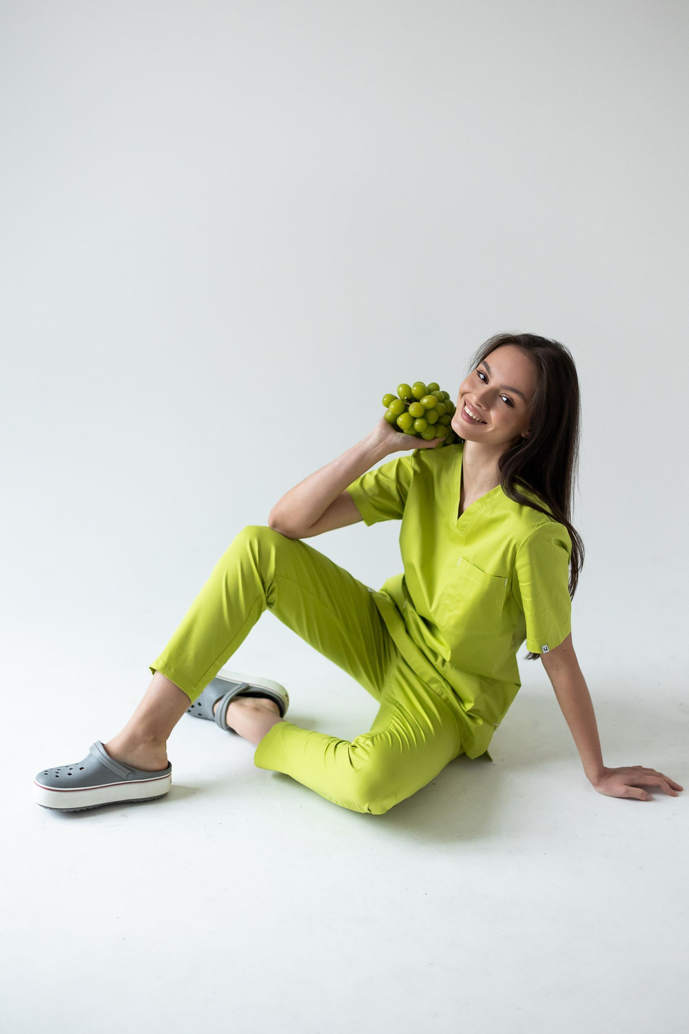 Блуза женская м640 toray стретч лайм