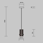 Подвесной светильник Maytoni MOD430PL-L5W3K