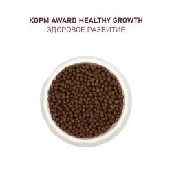 Award healthy growth сухой корм для котят от 1 месяца, беременных и кормящих кошек, с индейкой, курицей, рыбьим жиром и семенами льна - 1,5 кг