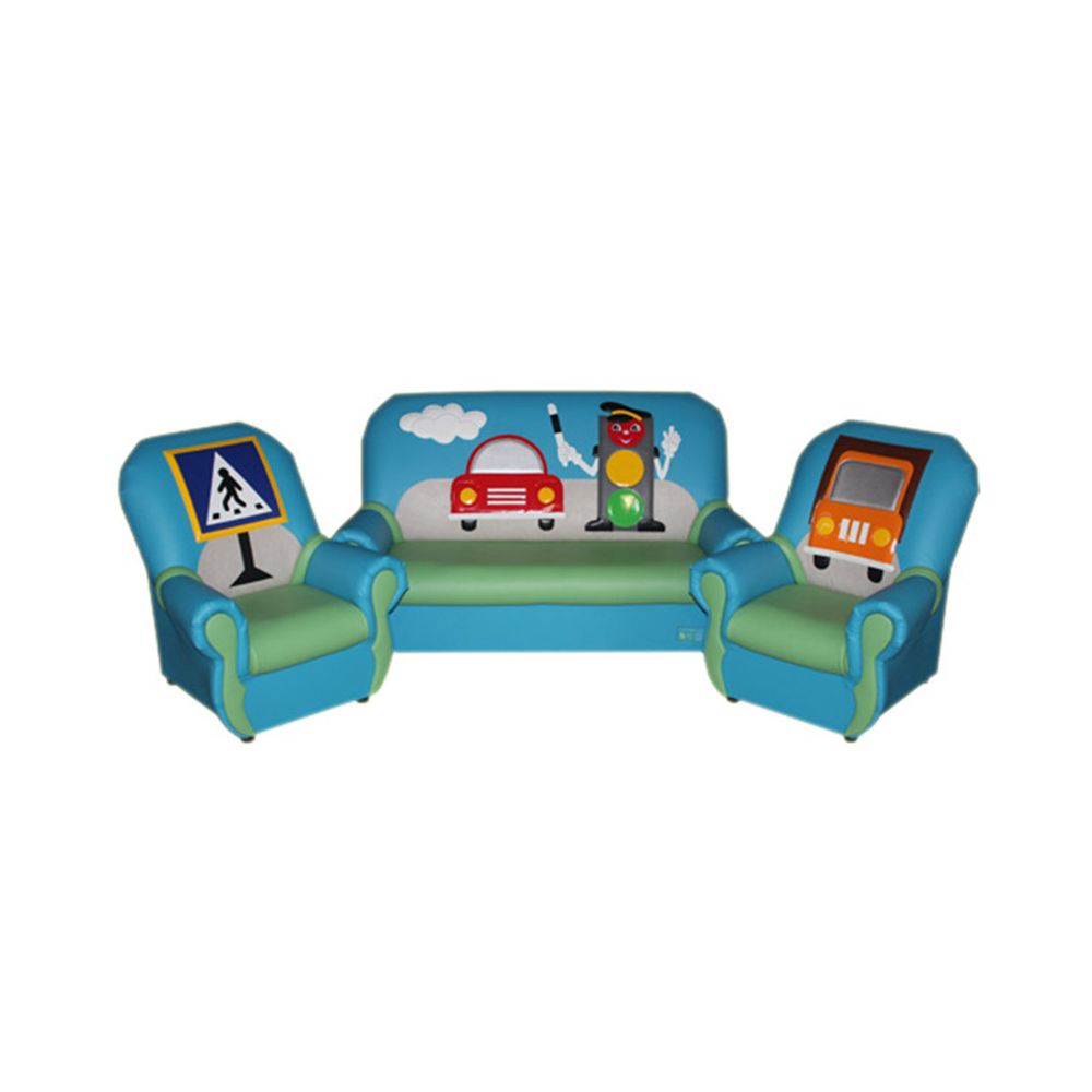 Комплект мягкой игровой мебели «Сказка люкс» Дорожное движение