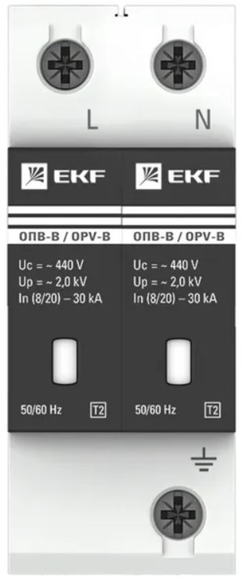 Ограничитель импульсных перенапряжений  EKF opv-b2