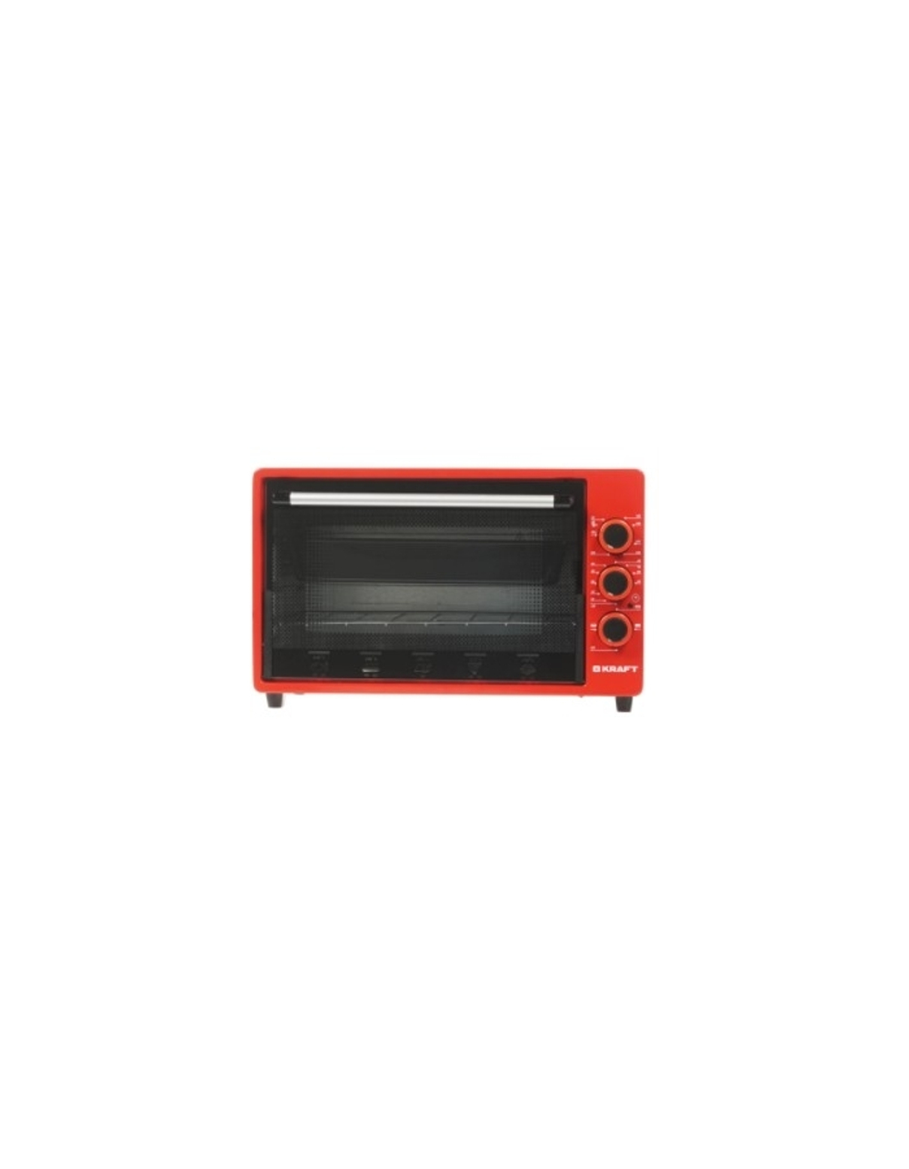 KRAFT KF-MO 3200 R Мини-печь, 32 л, красный