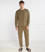 Пижамы TAGGED LONG SET Hugo Bodywear - хаки(50488381)