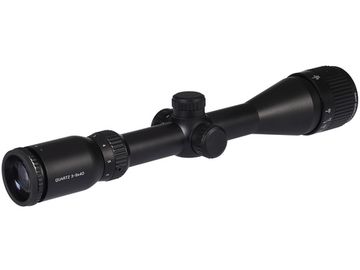 Прицел Gaut Quartz 3-9x40, AO-параллакс, сетка 2 (Mil-Dot), подсветка красная, 25.4мм,  поправки 1/4 МОА, ударная стойкость-ускорение 600g, 452г