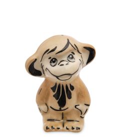 ГЛ- 859 Фигурка «Мартышка» цв. (Гжельский фарфор)