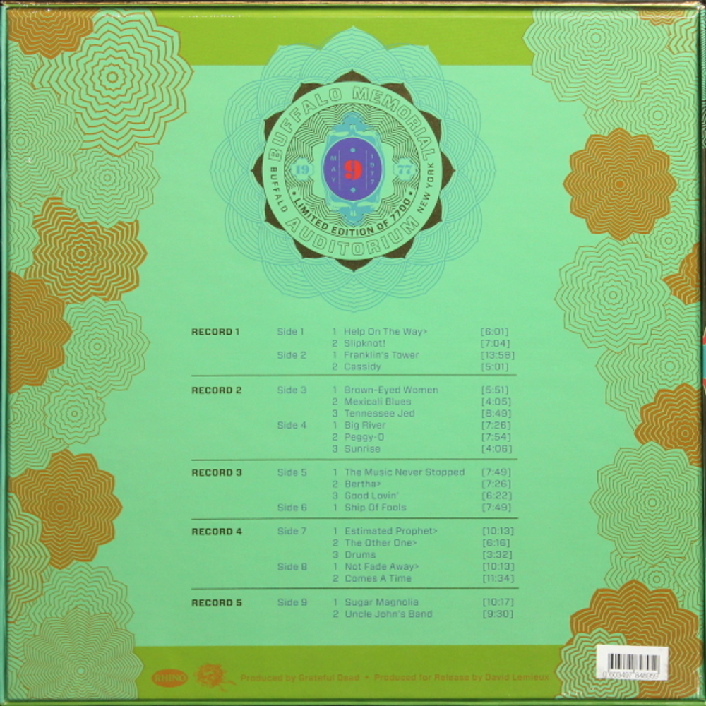 Grateful Dead / Buffalo 5.9.1977 (Limited Edition Box Set)(5LP)