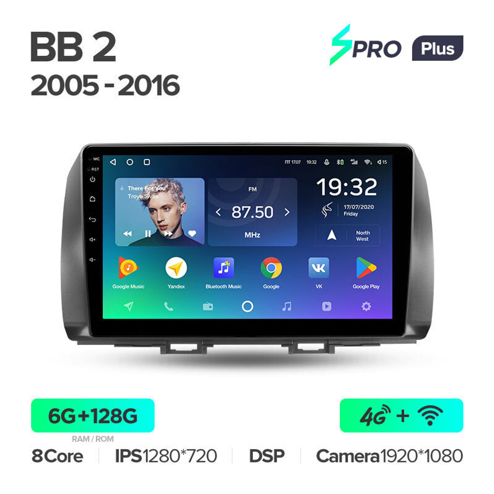 Teyes SPRO Plus 10.2" для Toyota bB 2005-2016