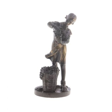 Статуэтка из бронзы "Девочка с виноградом" G 124175