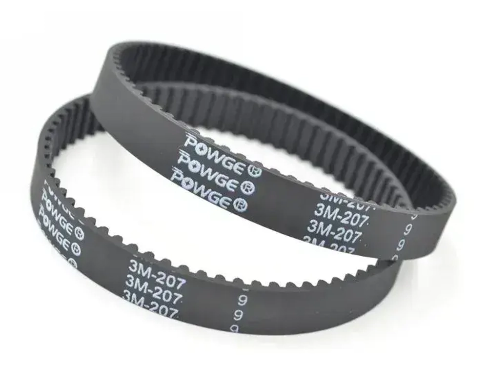 2шт. Ремень для шредера HTD 207 3M 9 мм, уничтожителей офисной бумаги