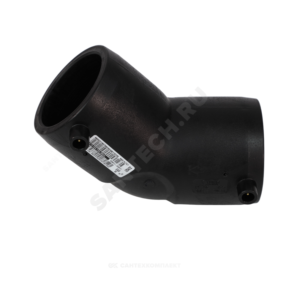 Отвод электросварной ПЭ100 Дн 75х45гр Ру16 SDR11 EUROSTANDARD 2116160075