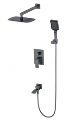 Душевая система встраиваемая WONZON & WOGHAND FIT, Темный графит (WW-88939009A-BGM)