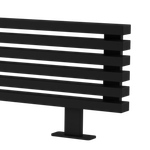 Радиатор WARMMET водяной напольный горизонтальный Luxe 60HN (W) ЧЕРНЫЙ RAL 9005