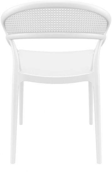 Кресло пластиковое Sunset белое