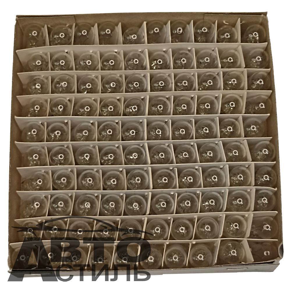 Автолампа  W 12-W 5W (без цок) (W2,1x9,5d) Автосвет #31205бц