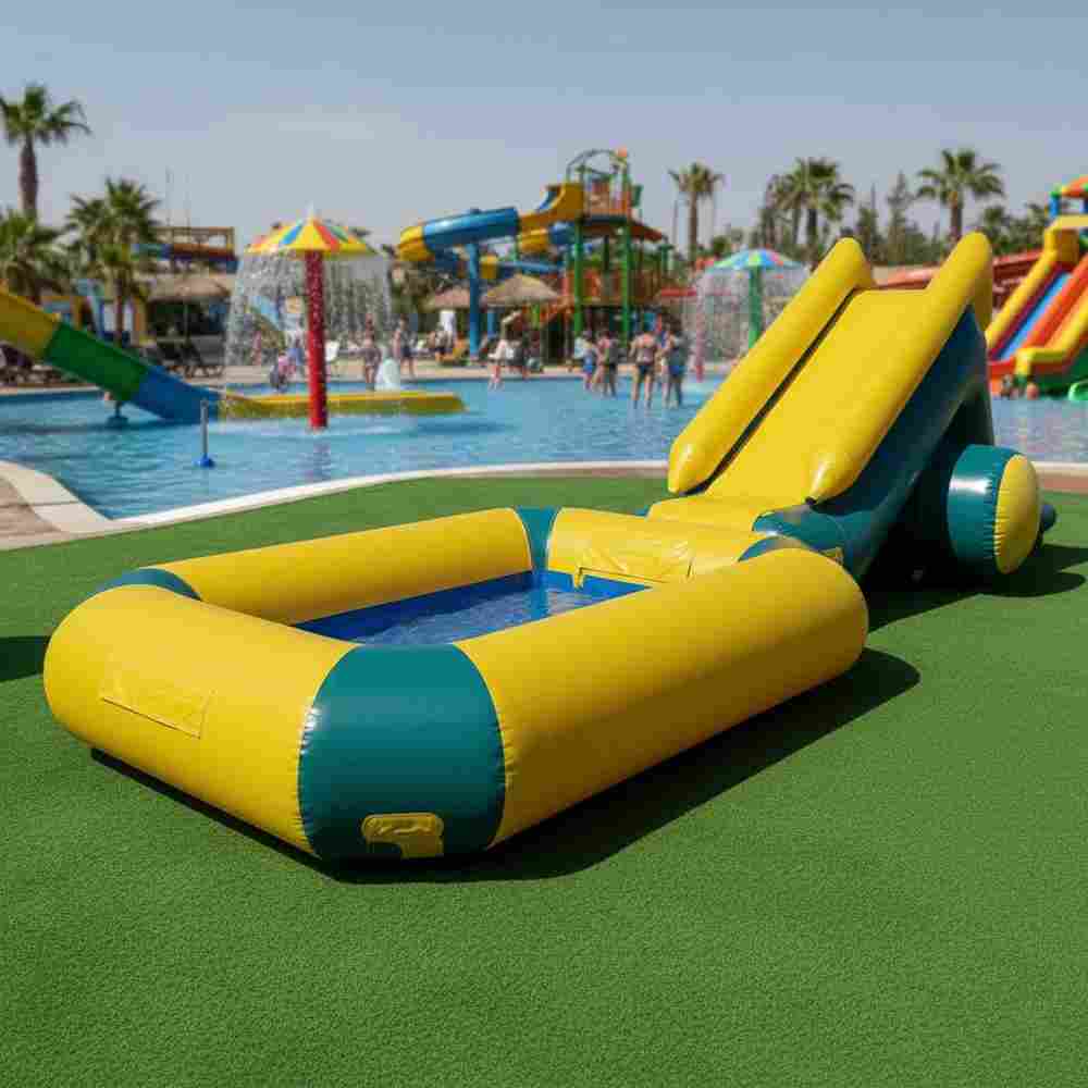 Надувная водная горка «Пирамида» 7×2,5×2,5 м, герметичная