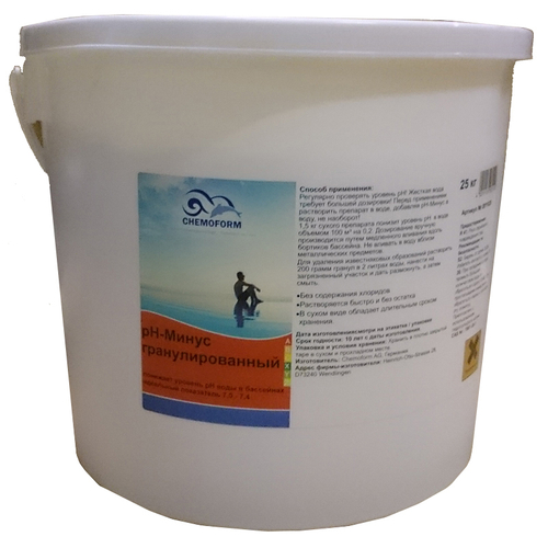 Уменьшитель уровня pH- 25 кг в гранулах Chemoform