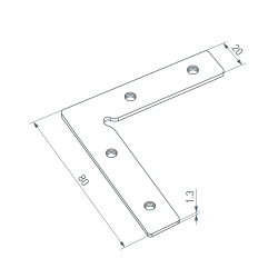 Соединитель профиля SL-LINE-4050-3L-L90 Set (Arlight, Металл) 045152