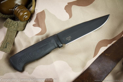Тактический нож Байкал-2 Черный Эластрон z90