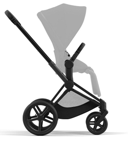 Коляска 3 в 1 Cybex Priam IV Matt Black complete и автокресло Cloud T i-Size Sepia Black Plus Off White