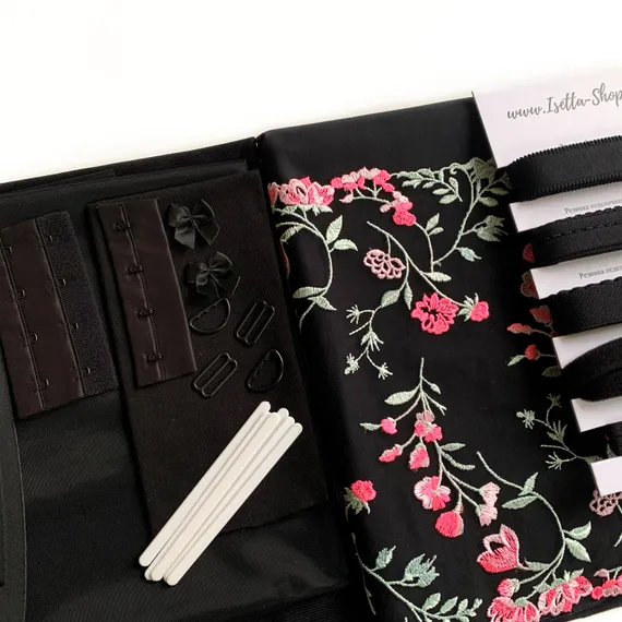 Набор Isetta max, черный/цветочный