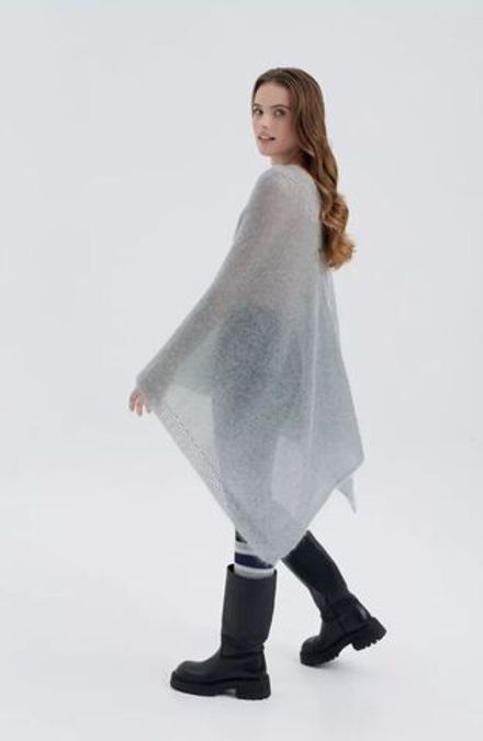 Накидка женская НК005-03 серый