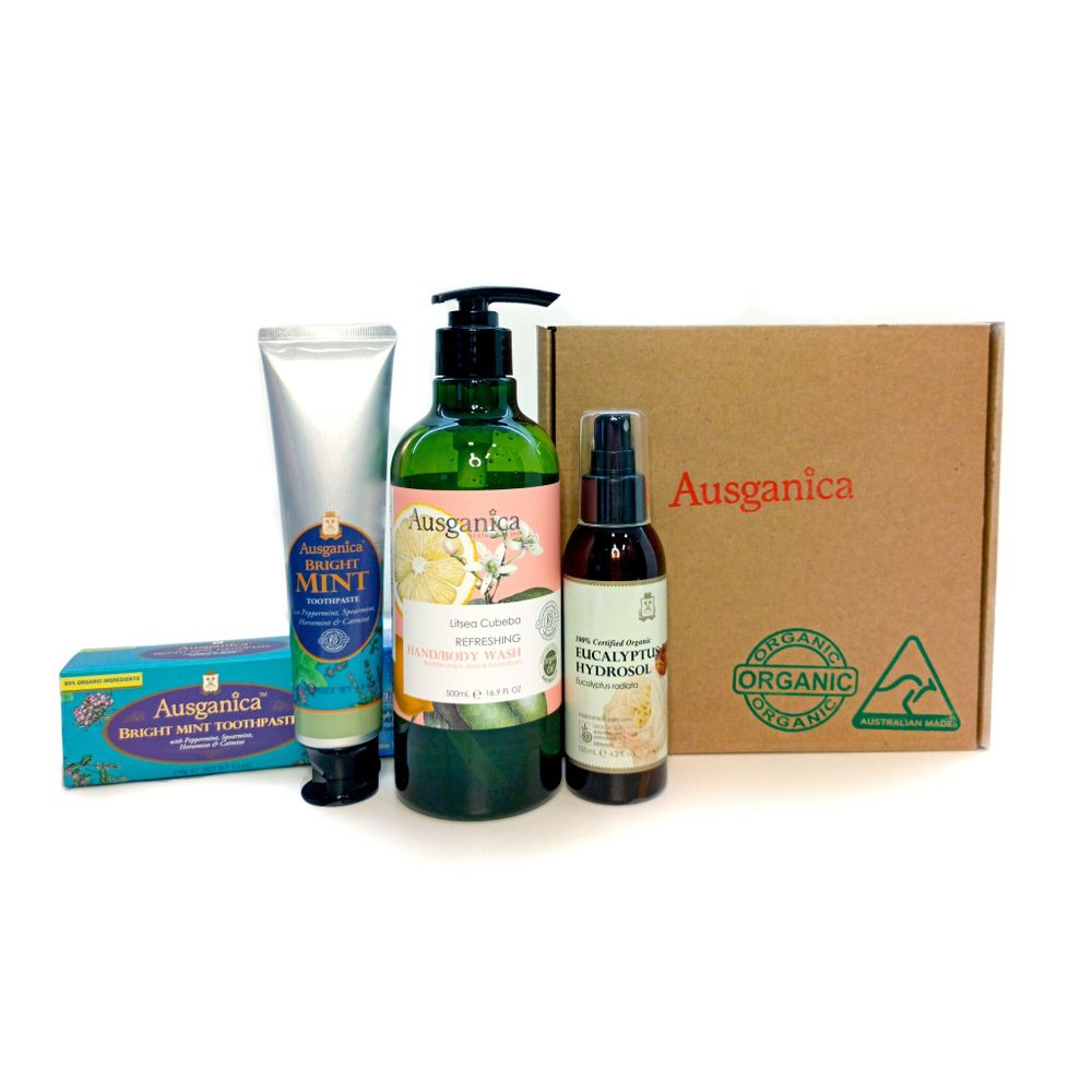 Ausganica &quot;Mint and Tropical&quot; Gift Set