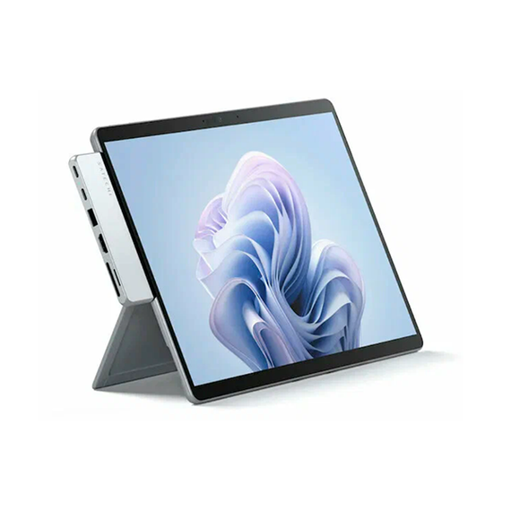 Хаб двойной Satechi Dual USB-C Hub For Surface Pro 9 серебристый (ST-HSP9P)