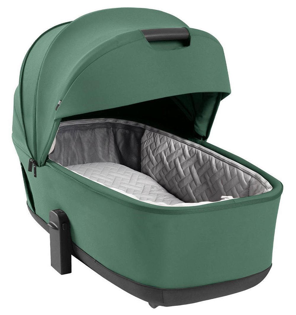Коляска Carrello Alfa CRL-6522 2025 Cybex Cloud G i-Size Moon Black Plus 3 в 1 Meadow Green