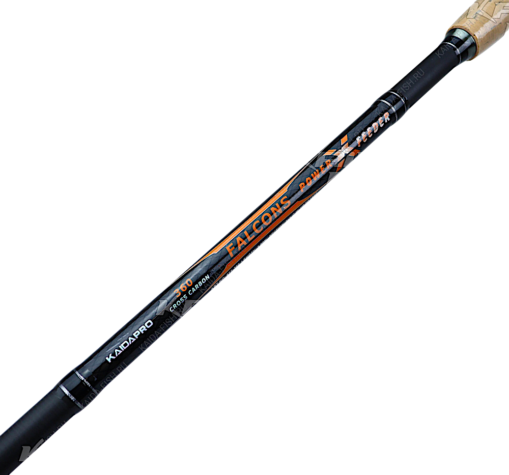 Фидер Kaida 672-390 Falcons Power X Feeder 3.9м 180г (3+3) Вес 274г 3секц. Тр.длина 135см Колец 13шт