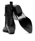 Кожаные ковбойки Austin Alohas - черный(S100373)