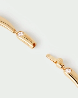 Колье Caramelle серебро 925 пробы покрытое золотом