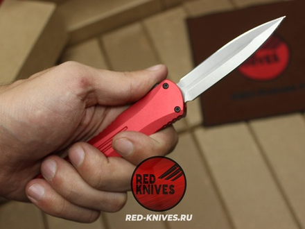 Heretic Knives Manticore-E D/E - красная рук, светлый клинок RK/Н101