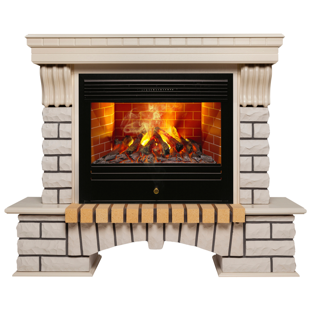 Каминокомплект Real Flame Country 26 WT с очагом 3D Novara