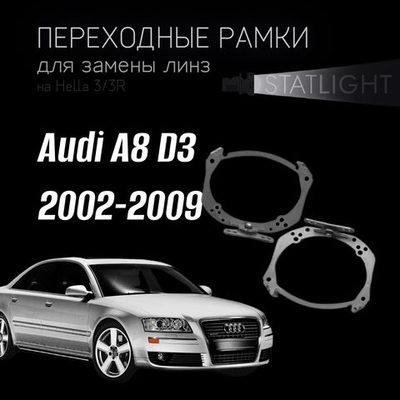 Переходные рамки для замены линз на Audi A8 D3 2002-2009 AFS