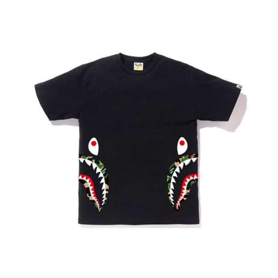 A BATHING APE ABC Side Shark Tee T