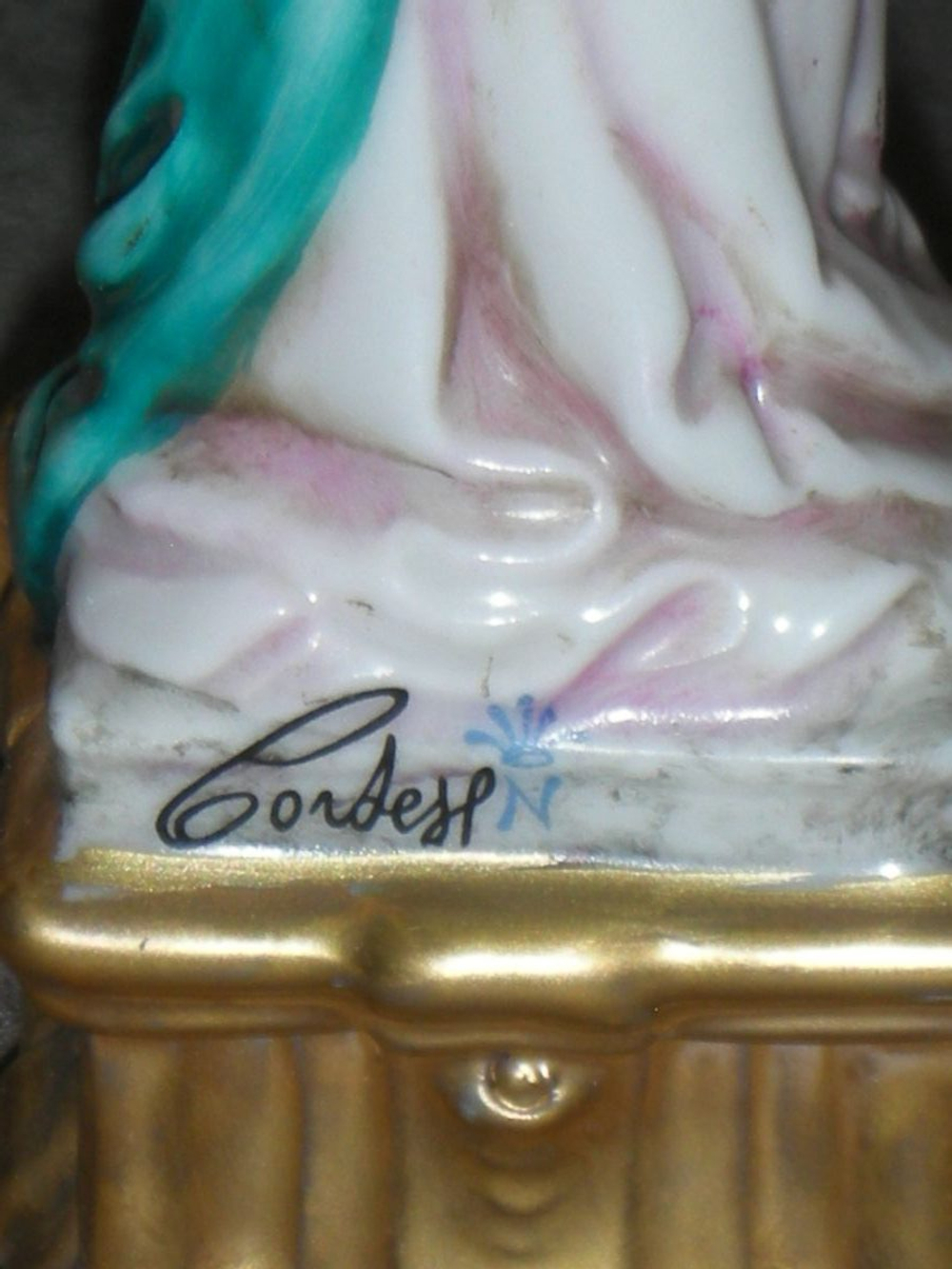 Статуэтка. Фарфор. Солдат. Жозефина Богарне. Capodimonte. Италия