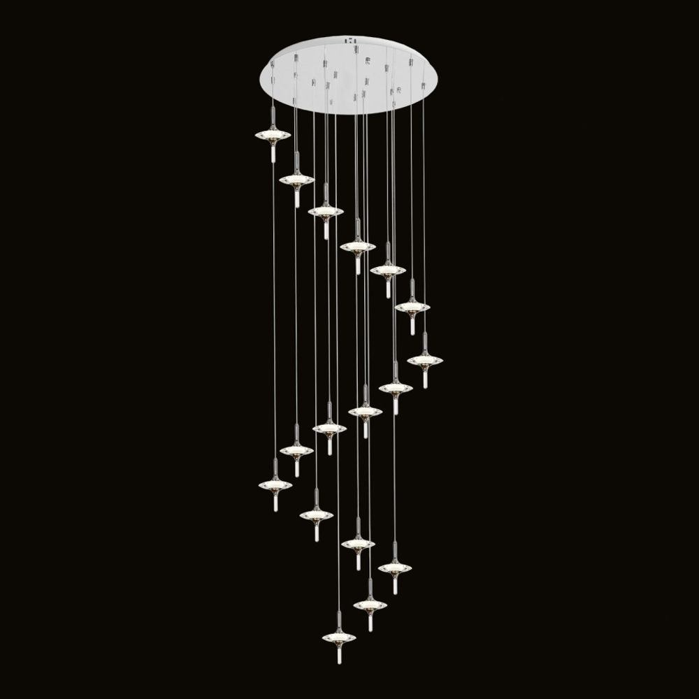 Подвесная светодиодная люстра Lussole LITTLEROCK LSP-7374