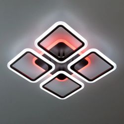 Citilux Марсель Смарт CL232A145E RGB Умная люстра Чёрная