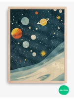 Постер в детскую мальчику 30х40 см декор на стену