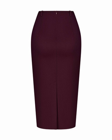 Юбка миди прямая из вискозы