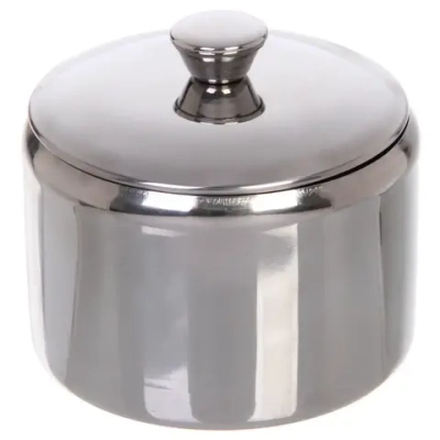 Сахарница из нержавеющей стали 200мл 6см