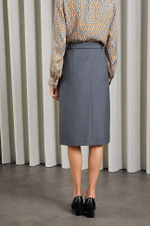 4816 Юбка женская (серый)